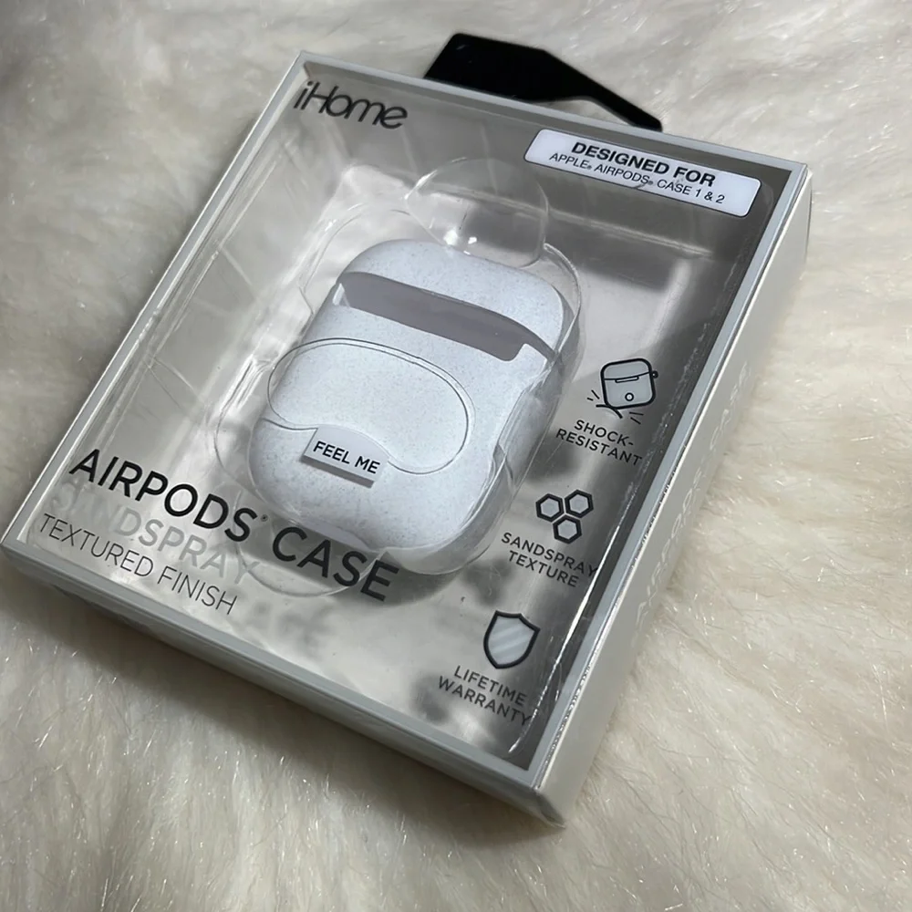 iHOME AirPods Case Sandspary Texture Finish